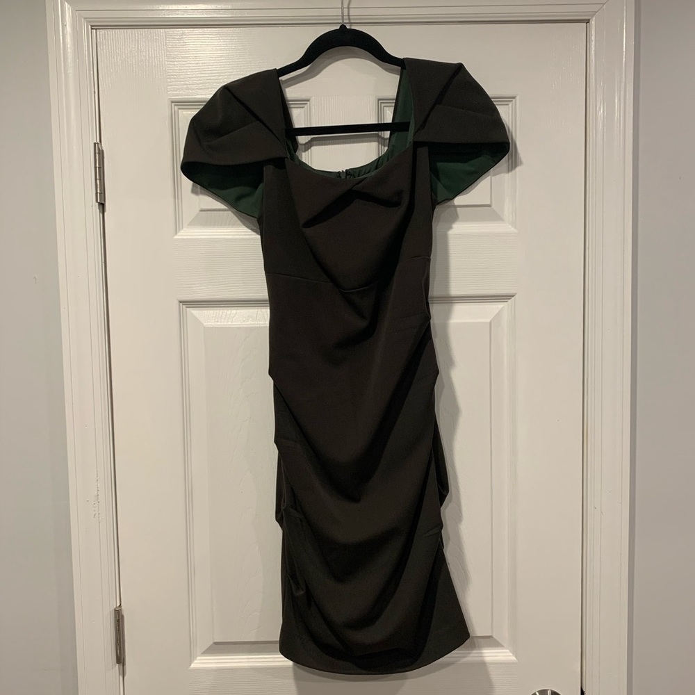 Nicole Miller Square Neck Sheath Dress
